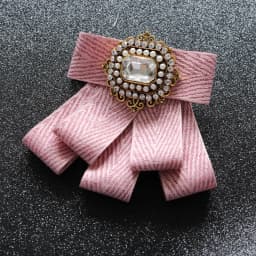 Fashion Men's Women's Bow Tie British Multi-layer Neck Flower Korean Version Married Groom Wedding Handmade Crystal Bowtie
