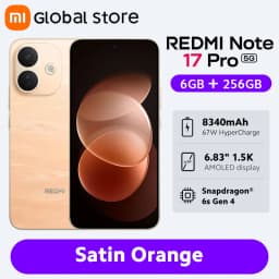Global Version Xiaomi Redmi Note 17 Pro 5G Smartphone 50MP Camera 6.83" AMOLED 120Hz Snapdragon® 6s Gen 4 CPU 67W 8340mAh NFC