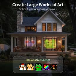 LED Curtain Lights App Control DIY Patterns Music Sync USB Powered Fairy Ambient Lights Indoor Outdoor Party Window Decoration