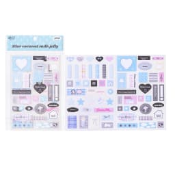 2sheets Kawaii Ins Love Bow Die Cutting Stickers Creative Decoration DIY Diary Album Scrapbook Aesthetics Stationery Stickers
