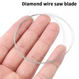 1M Cutting Wire Saw Blades Jade Metal Ceramic Cutting Supplies Hand Saw Blade Diameter 0.1mm-0.5mm Professional Hand Tools