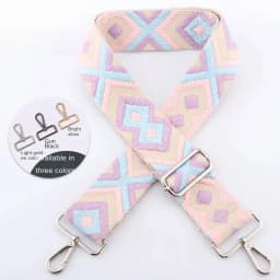 New Ladies Messenger Bag Shoulder Strap Ethnic Style Bag Strap One Shoulder Adjustable Shoulder Strap Accessories Bag Strap