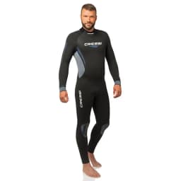 Cressi Men's Full Wetsuit Back-Zip for Scuba Diving & Water Activities - Fast 3mm: designed in Italy