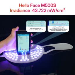 Red Light Therapy Photon Mask Hello Face M500S LED 630nm 850nm Near-Infrared Light Therapy Facial Mask Professional Beauty Care