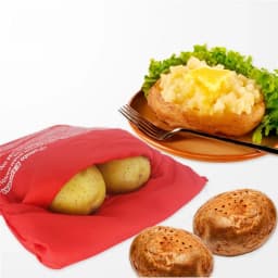 Kitchen Supplies Microwave Potato Bag Baked Potato Bag Red Pouch Cooking in Just 4 Minutes Cooker Bag Potato Bags Kitchen Tools