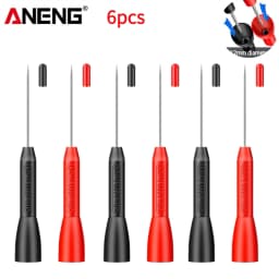 2/4/6pcs Insulation Piercing Needle Pin Non Destructive Multimeter Test Probe 10A 600V for 2/4mm Test Lead Multimeter Test Probe