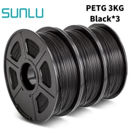 SUNLU 3 Rolls PLA PETG 3D Filament 1KG 1.75mm +/-0.02MM 3D Printing Filament Neatly Wound Filament Vacuum Packing Fast Shipping