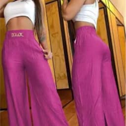 Summer Chain Decor High Waist Wide Leg Pants New Spring Elegant Women Black Casual Pocket Loose Street Trousers Y2k Long Pant