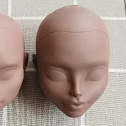 1/6 Makeup Doll Head Girl Dressing DIY Toy Parts Children Favor dongcheng san doubao