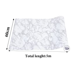 【Lifeideas】Marble Waterproof Oilproof Self Adhesive Wall Paper for Countertop
