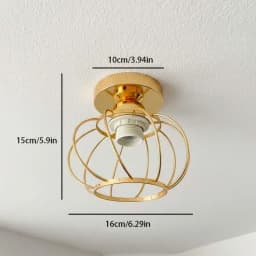 Modern Iron Aisle Ceiling Lights Shade Industrial Nordic Vintage Balcony Kitchen Decor Ceiling Lamp Entrance Lighting Luminaire