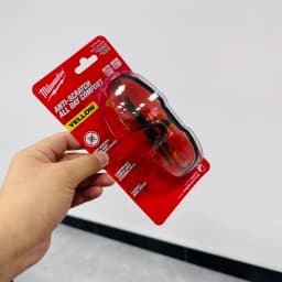 Milwaukee 48-73-2100 Yellow Anti-Scratch Safety Glasses for Industrial & Construction Use