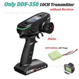 DUMBORC DDF-350 Transmitter 2.4G 10CH Digital Radio Remote Control with Gyro Receiver P6F for RC Car Boat Tank LCD FHSS System