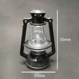 1:12 Miniature Kerosene Lantern Mini Retro Oil Lamp Dollhouse Accessories Kerosene Lantern Model Ornaments Pretend Play Toys