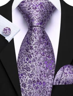 Elegant Spring Style Flower Men Tie Set Casual Wedding Business Necktie Hanky Cufflinks 3PCS Suit Accessories Mint Green Pink