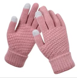 Winter Touch Screen Gloves Women Men Warm Stretch Knit Mittens Imitation Wool Full Finger Guantes Female Crochet Luvas Thicken