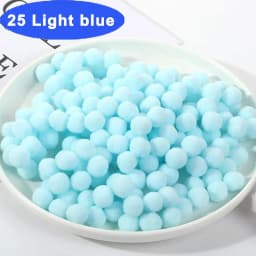30-300Pcs Soft Pom Poms Fluffy Balls Pompon Mixed 40Colors Pompom Fur Ball for Kids DIY Craft Wedding Decor 8/10/15/20/25/30mm