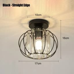 Glass Aisle Ceiling Light Fixtures for Corridor Balcony Ceiling Lampshade E27 Dining Room Chandelier Decoration Novelty Design