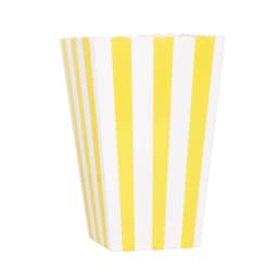 6pcs Rose Gold Pink Stiff Paper Mini Party Popcorn Boxes Pop Corn Candy/ Sanck Favor Bags Wedding Birthday Movie Party Tableware
