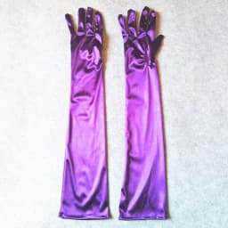 55CM Multicolor Satin Long Women Gloves Bride Wedding Party Cosplay Stage Performance Etiquette Solid Soft Smooth Accessories