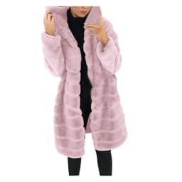Plus Size 4XL Winter Thicken Mink Coats for Women Fluffy Faux Fur Long Coat Women Warm Hooded Jackets For Women Overcoats куртка