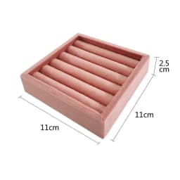 Mini Velvet Tray for Rings, Bracelets, and Earrings - Ideal for Jewelry Display and Storage
