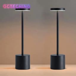 Portable LED Cordless Touch Table Lamps Rechargeable Desk Lamp 3Colors Adjustable Bedside Creative Ambient Light for Room Decor