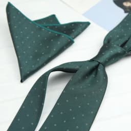 2pcs Neck Ties Set New Arrival Wine Red Striped Neckties Formal Business Khaki Dots Floral Pocket Square Wedding Shirt Cravat