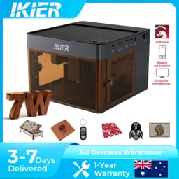 IKier Flex Portable Laser Engraver 3.5/7/12W Mini CNC Machine For Metal Wood Acrylic - DIY Gift Business Home Office Use