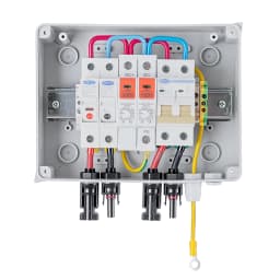 TOMZN HT 8WAY IP65 Photovoltaic Distribution Box 2P 600VDC 16A 20A 25A 32A 40A 50A 63A 1input 1output Fuse SPD MCB Combiner Box
