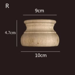 1pc Furniture Round Solid Wood Table Legs Sofa Feet Cabinet Bed Dressing Table Replacement Foot Support Hardware
