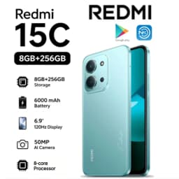 2026 New Redmi 15C Global Edition Redmi 15C 5G 8+256GB Smartphone: 6000mAh High-Capacity Battery, 50MP Camera for Sharper Photos