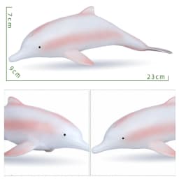 Big Size Soft Rubber Sea Life Simulation Action Figure Animal Model Toys for Children Kids Whale Figures Collection Educational