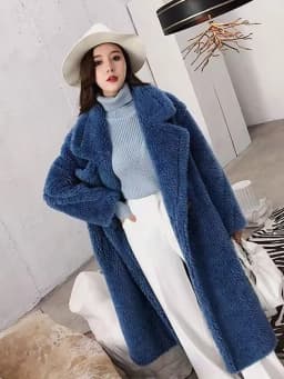 ZADORIN Winter Thick Warm Solid Teddy Coat Women High Street Oversized Pink Faux Lamb Fur Coat Woman Long Faux Fur Jacket Coats
