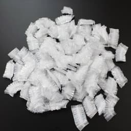 100Pcs Transparent Disposable Ear Cover Waterproof One-off Earmuffs Ear Protector Caps Plastic Bag Bath Shower Hair Dyeing Tool