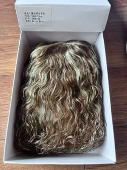 Hand Made 100% Human Hair Topper Full Swiss Lace | Airy Cap Clip-in Hair Extensions | Body Wave Dropshipping
