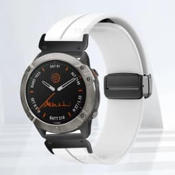 Magnetic Silicone Strap for Garmin watch Fenix 6 6x 7 7x pro 5 5x Plus 3 3HR Quick Fit No Gaps Sports 22mm 26MM Band for Enduro