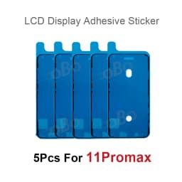5Pcs LCD Display Adhesive Waterproof Seal Sticker for iPhone 12 13 Mini XS 11 Pro Max X XR Front Side Seal Tape Glue Repair