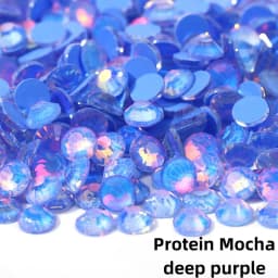 ss6-ss30Glitter Crystal Mocha Opal Non Hotfix Rhinestones Flatback Strass стразы Nails Crystals Diamond For Nail Art Nail Charms
