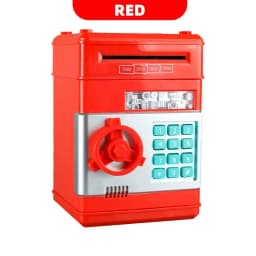 Money Box Piggy Bank ATM Password Automatic Electronic Piggy Cash Coin Saving Box ATM Bank Safe Box Deposit Banknote Gift