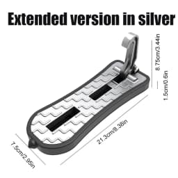 Extended Foldable Car Roof Rack Step Car Door Step Universal Latch Hook Auxiliary Foot Pedal Auto Rooftop Luggage Step Ladder