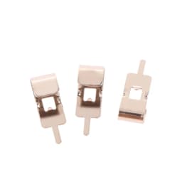 50pcs/set 2*0.7cm Spring Steel 18650 Battery Clip 18650 Battery Holder Battery Contact Battery Insert Accessories