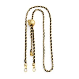 Bag Extension Strap For Women Bag Adjustable Leather Chain Shoulder Strap Modification Small Golden Ball Chain Accessories