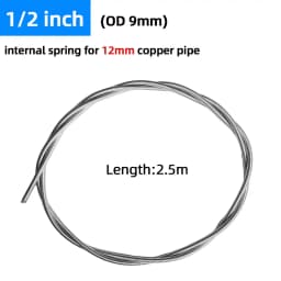 2.5M Internal Style Spring Copper Tube Benders Manual Folding Bending Line Pipe for Air Condition Copper Pipe Bending Tool
