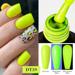 MEET ACROSS 7ml Orange Red Pink Gel Nail Polish Laser Sparkling Soak Off Semi Permanent Nail Art UV Gel Varnishes Spring Summer
