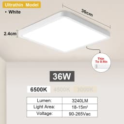 Modern LED Ceiling Light Ultrathin Decorative Light Bedroom Dining Room Living Room Indoor Home Light Waterproof Dustproof