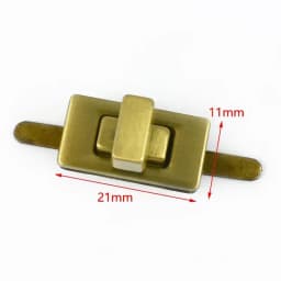 1-5Pc Metal Square Lock Buckle Handbag Turn Twist Locks Clasp Purse Closure Toggle Latch Buckles DIY Bag Replacement Accessories