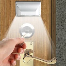 LED Intelligent Keyhole Light Lamp Door Lock Sensor Lamp Battery Operated Auto Motion Detector For Kitchen Hallway Stairway