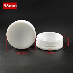 5~100Pcs 13mm~114mm White Round Plastic Blanking End Caps Chair Legs Tube Pipe Inserts Plug Bung Dust Cover Furniture Parts