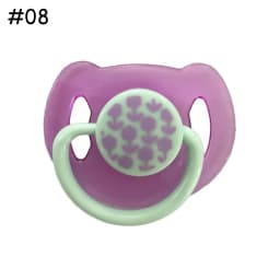 Magnet Pacifier for 20-22 inch Baby Doll Dummy Pacifier for Reborn Baby Dolls Newborn Babies Dolls Supplies Dolls Accessories